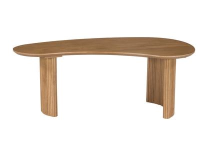 Table Basse Japandi Organique avec Pieds Cannelés - Tamenia