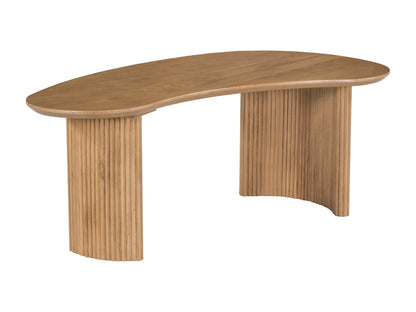 Table Basse Japandi Organique avec Pieds Cannelés - Tamenia
