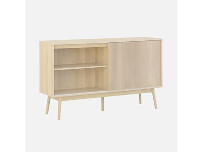 Buffet Linéaire Japandi Bois Naturel - Linear
