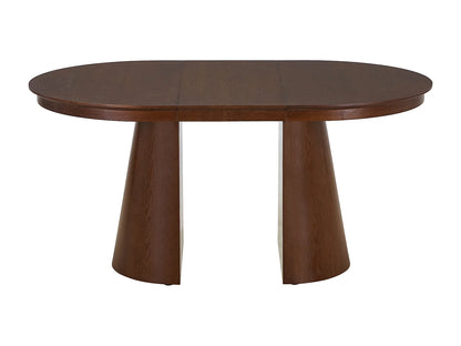 Table Extensible Japandi Frêne Naturel Foncé - Prisla