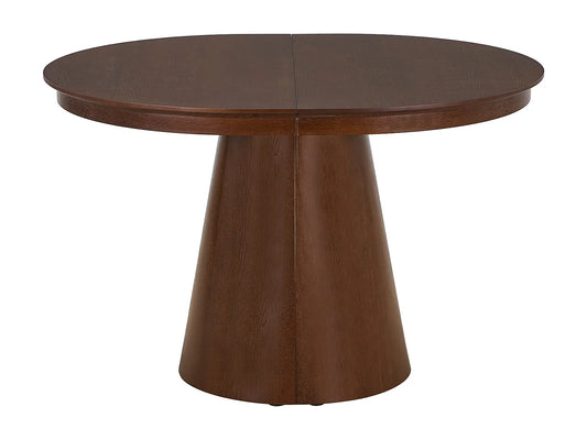 Table Extensible Japandi Frêne Naturel Foncé - Prisla
