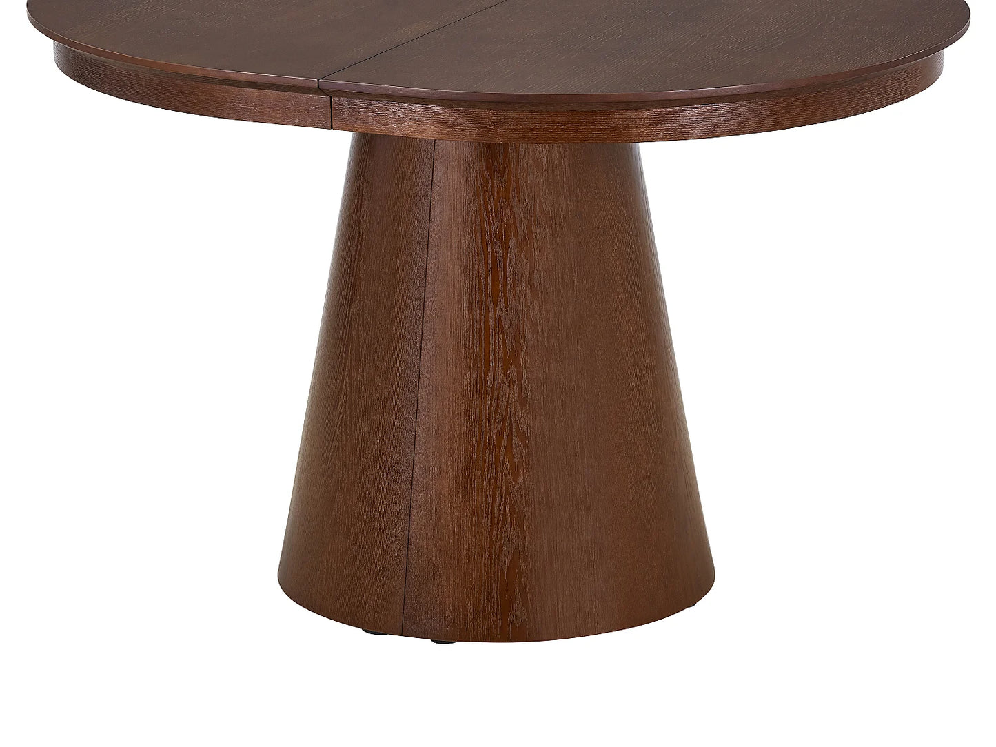 Table Extensible Japandi Frêne Naturel Foncé - Prisla