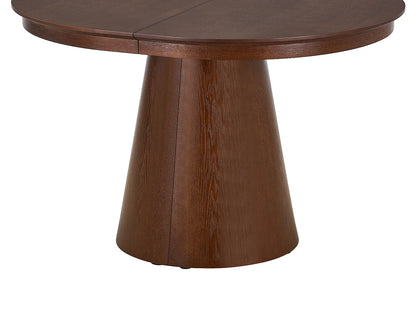 Table Extensible Japandi Frêne Naturel Foncé - Prisla