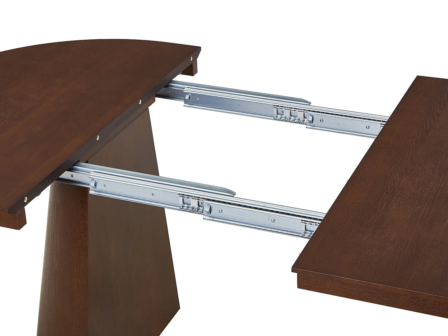 Table Extensible Japandi Frêne Naturel Foncé - Prisla