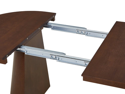 Table Extensible Japandi Frêne Naturel Foncé - Prisla
