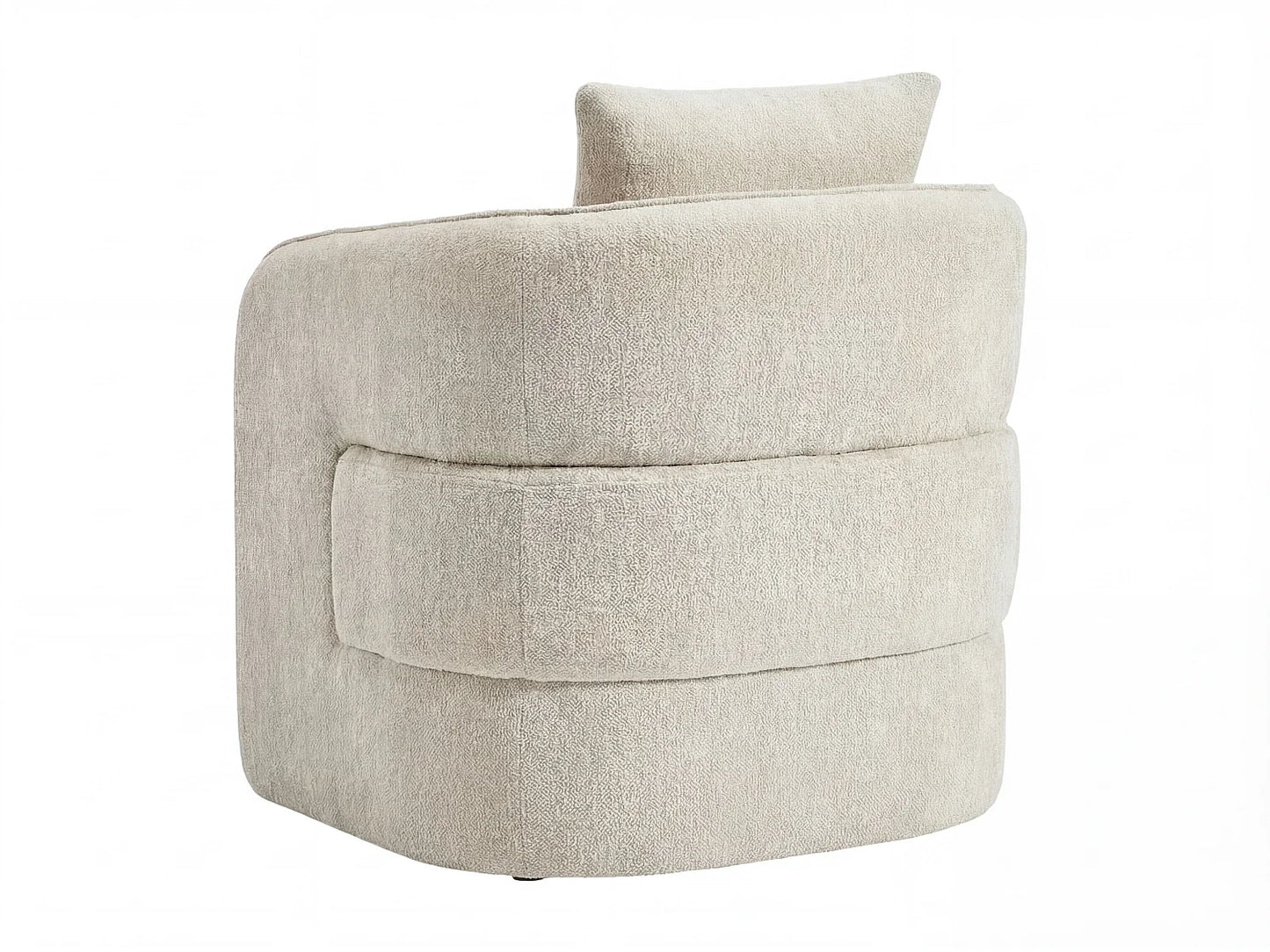 Fauteuil Japandi Design Beige - Lanito