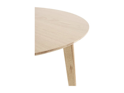 Table Chêne Japandi Pieds En Hévéa - Chêne