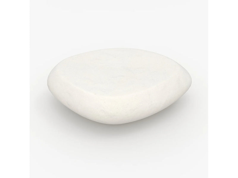 Table Basse Japandi Organique Béton Blanc  - Maui