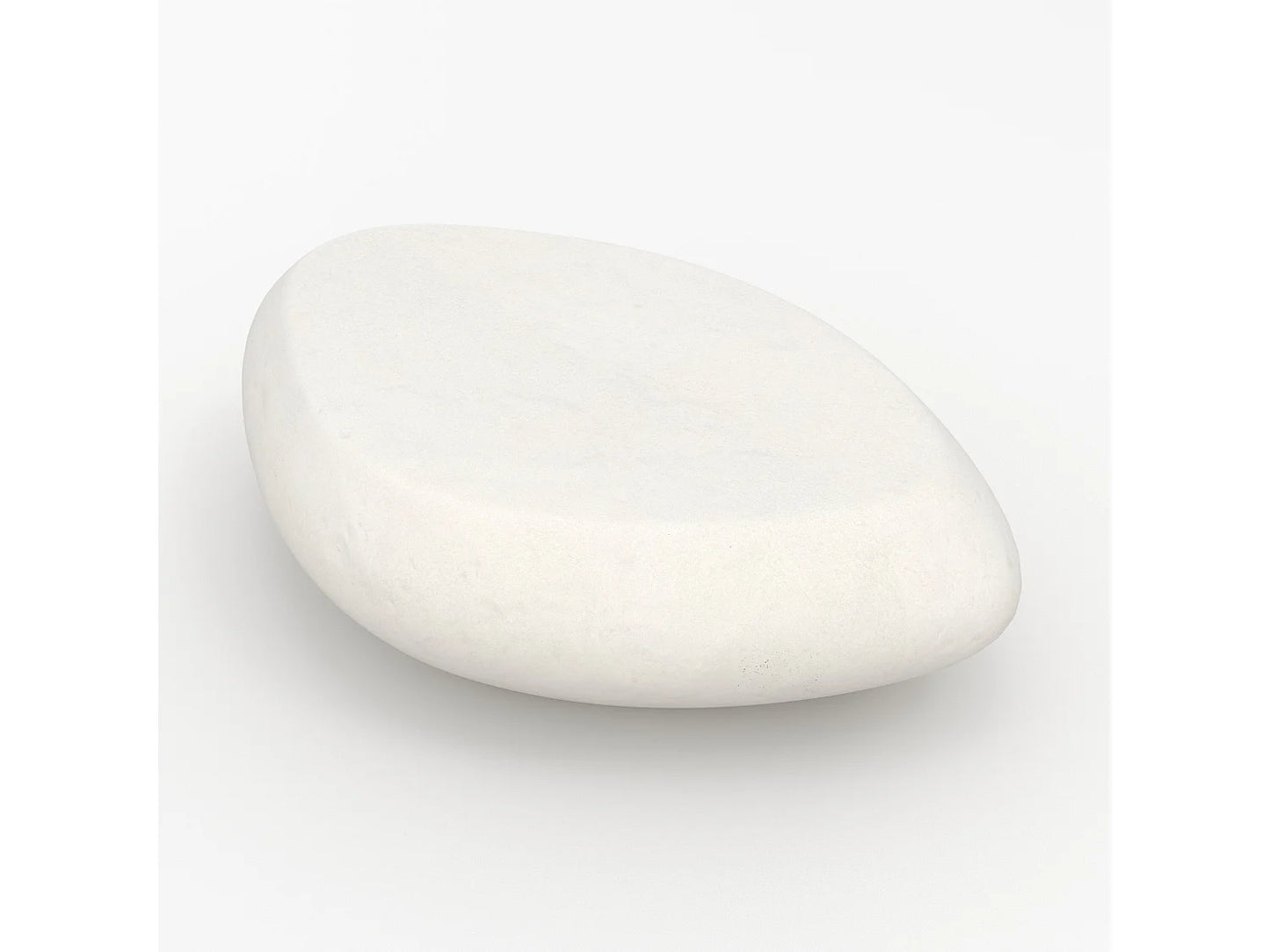 Table Basse Japandi Organique Béton Blanc  - Maui