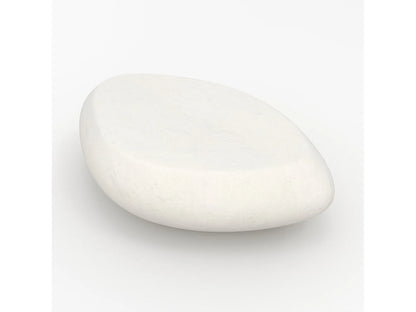 Table Basse Japandi Organique Béton Blanc  - Maui
