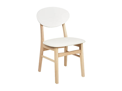 Lot 2 Chaises Japandi Salle À Manger Crème - Amery