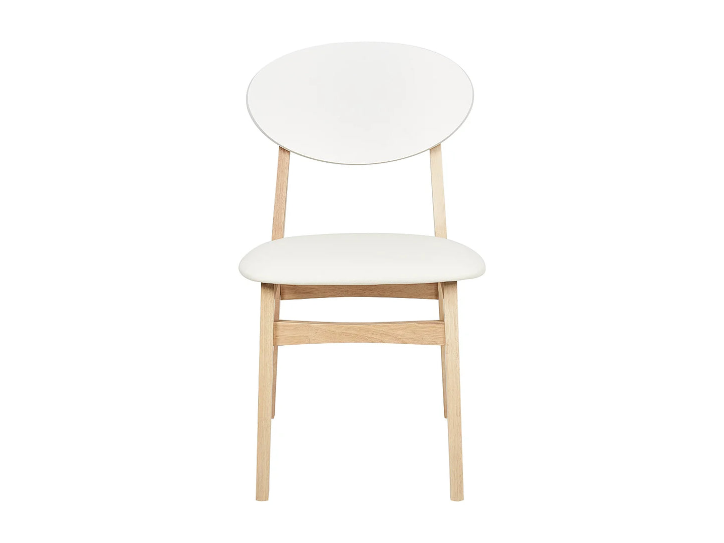 Lot 2 Chaises Japandi Salle À Manger Crème - Amery