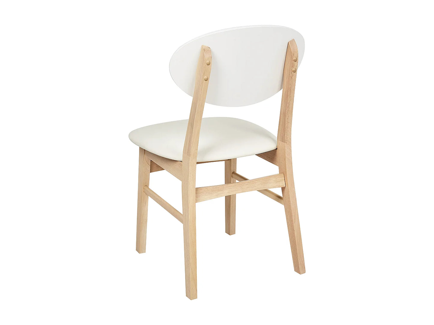 Lot 2 Chaises Japandi Salle À Manger Crème - Amery
