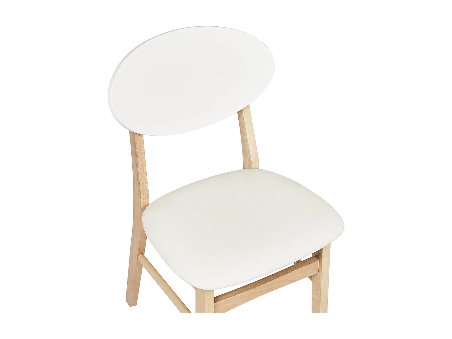 Lot 2 Chaises Japandi Salle À Manger Crème - Amery