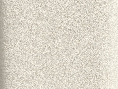Pouf Galet Japandi Tissu Blanc Cassé - Elvoro