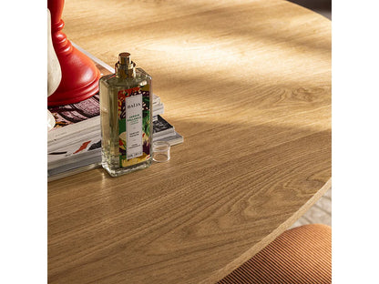 Table Ovale Japandi Extensible Bois Clair - Cami