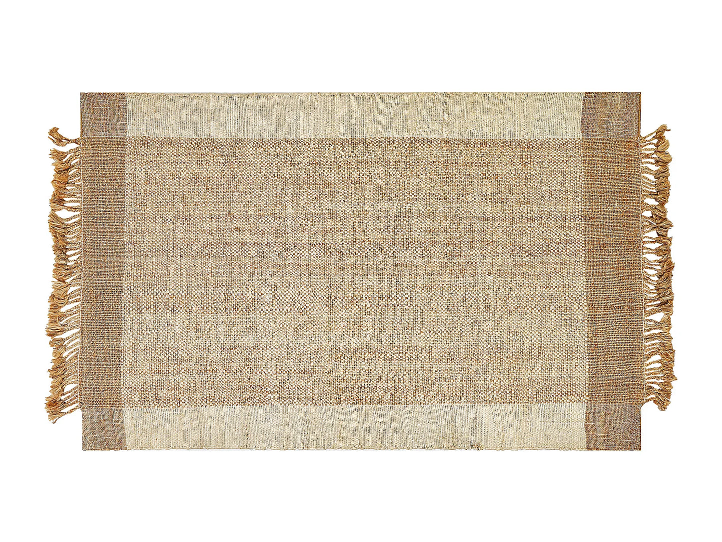 Tapis Japandi Jute Naturelle Beige - Dedemli
