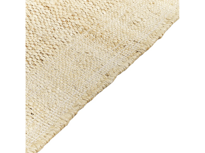 Tapis Japandi Jute Tressée Beige - Dedemli