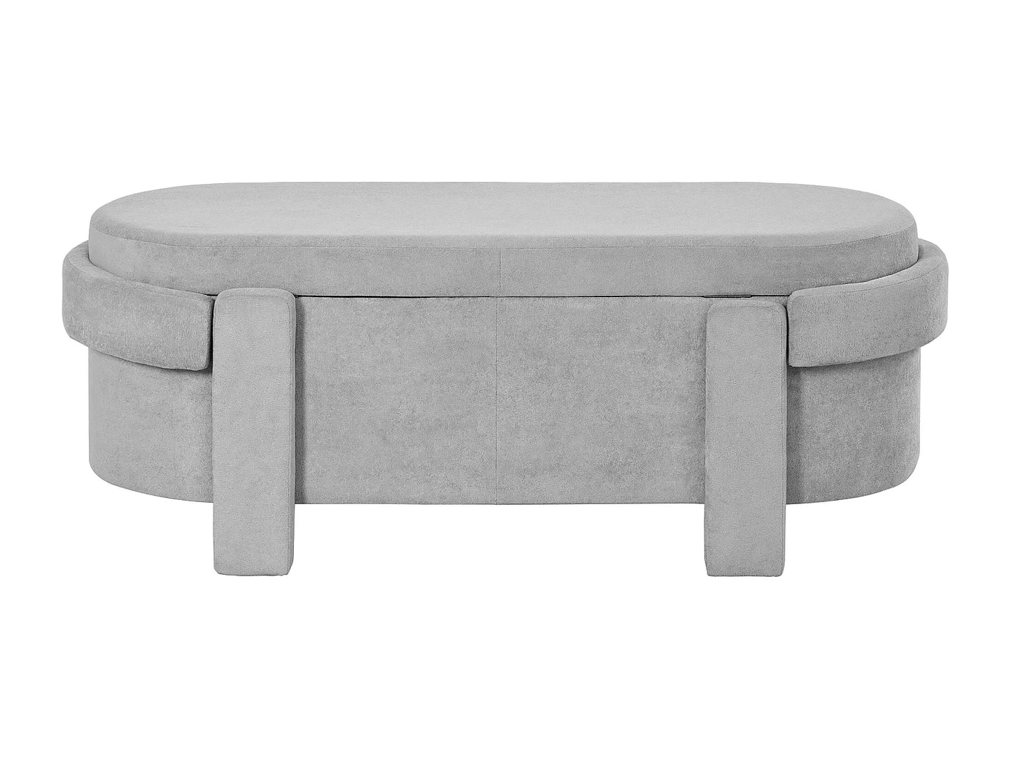 Banc Rangement Japandi Tissu Laine - Unique