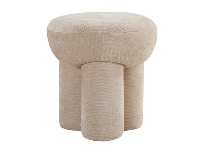 Pouf Sérénité Japandi Chenille Beige - Kumboda