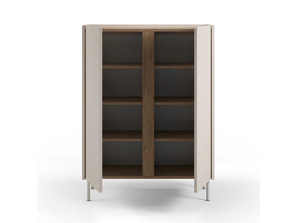 Buffet Haut Japandi Bois Et Métal - Boxy