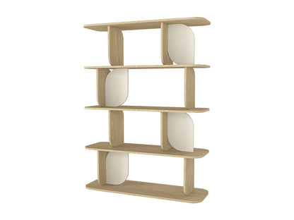 Étagère Quatre Tablettes Japandi Naturel - Neleria