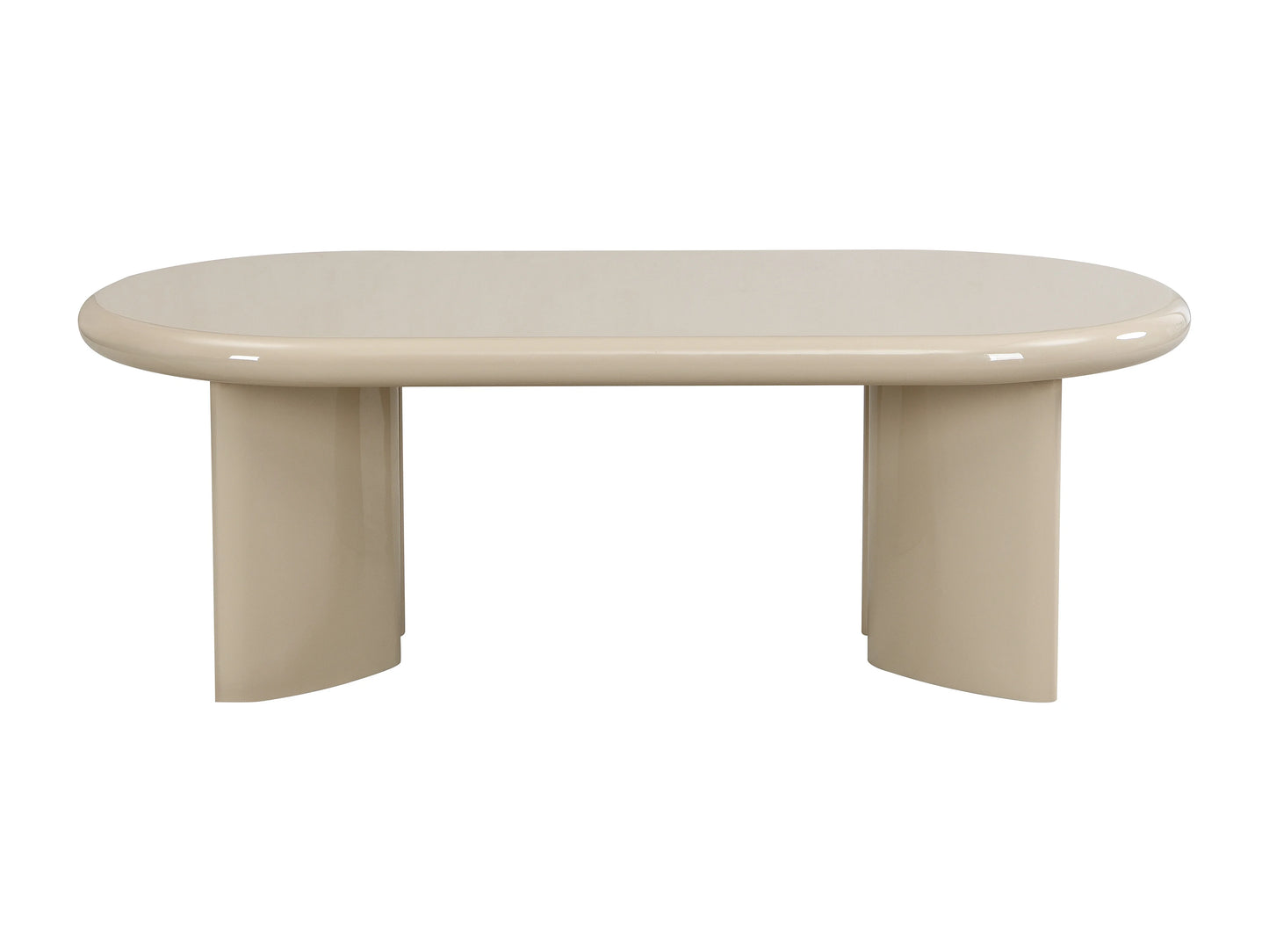 Table Basse Japandi Beige Laqué - Tabemi