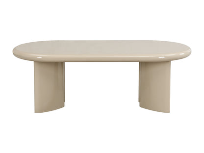 Table Basse Japandi Beige Laqué - Tabemi
