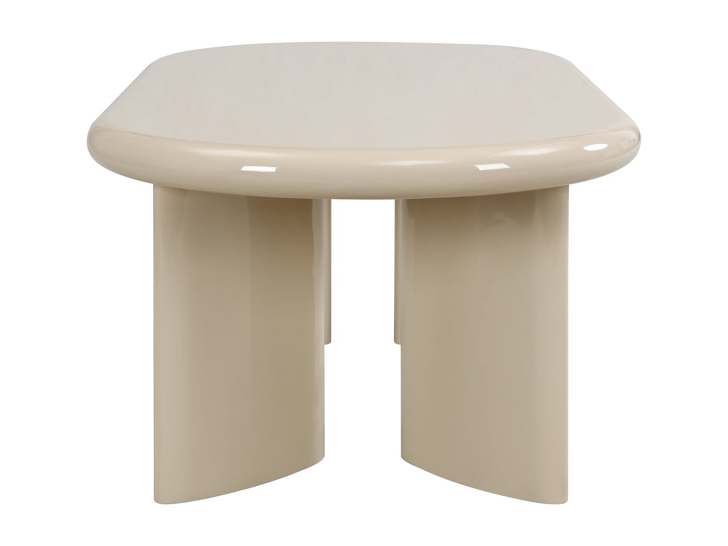 Table Basse Japandi Beige Laqué - Tabemi