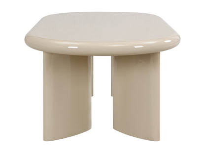 Table Basse Japandi Beige Laqué - Tabemi