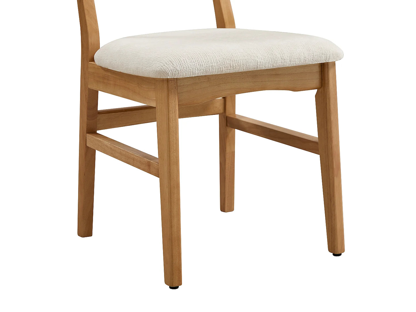 Lot De 2 Chaises Japandi Texture Naturel Crème - Lerania