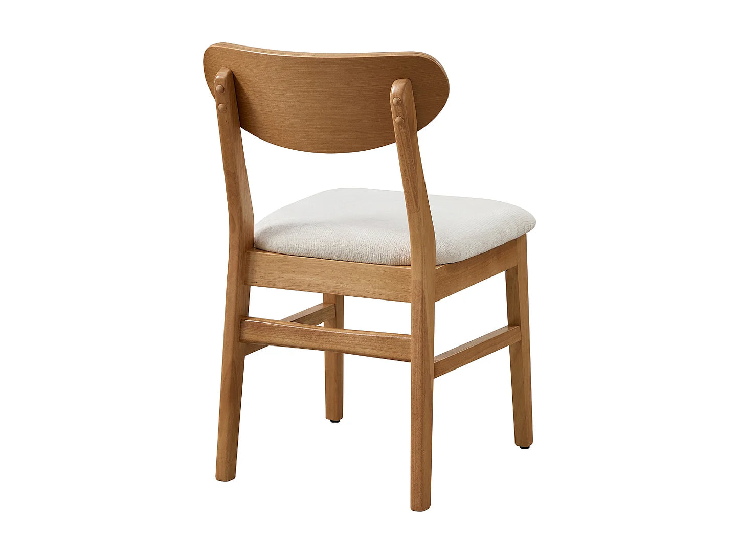 Lot De 2 Chaises Japandi Texture Naturel Crème - Lerania