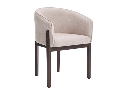 Duo Chaises Japandi Texture Naturel Foncé Beige - Lylaba