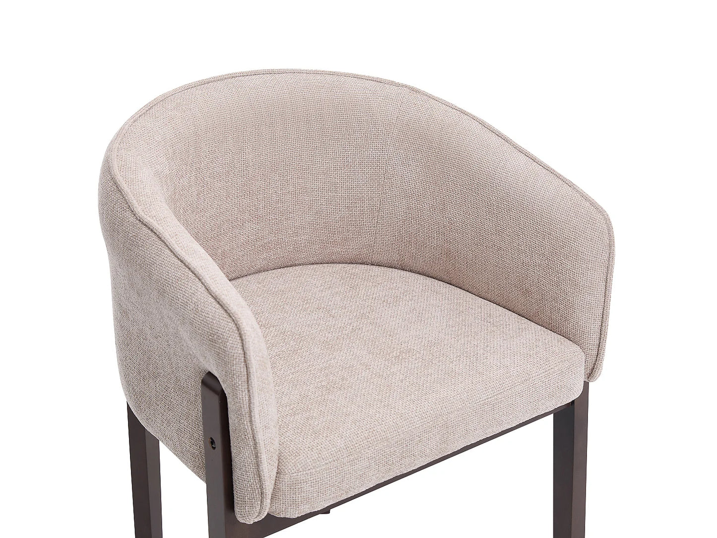 Duo Chaises Japandi Texture Naturel Foncé Beige - Lylaba