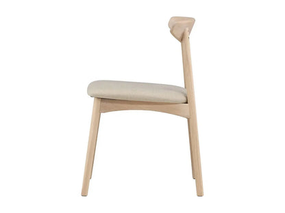 Duo Chaises Japandi Salle À Manger Élégantes - Loome
