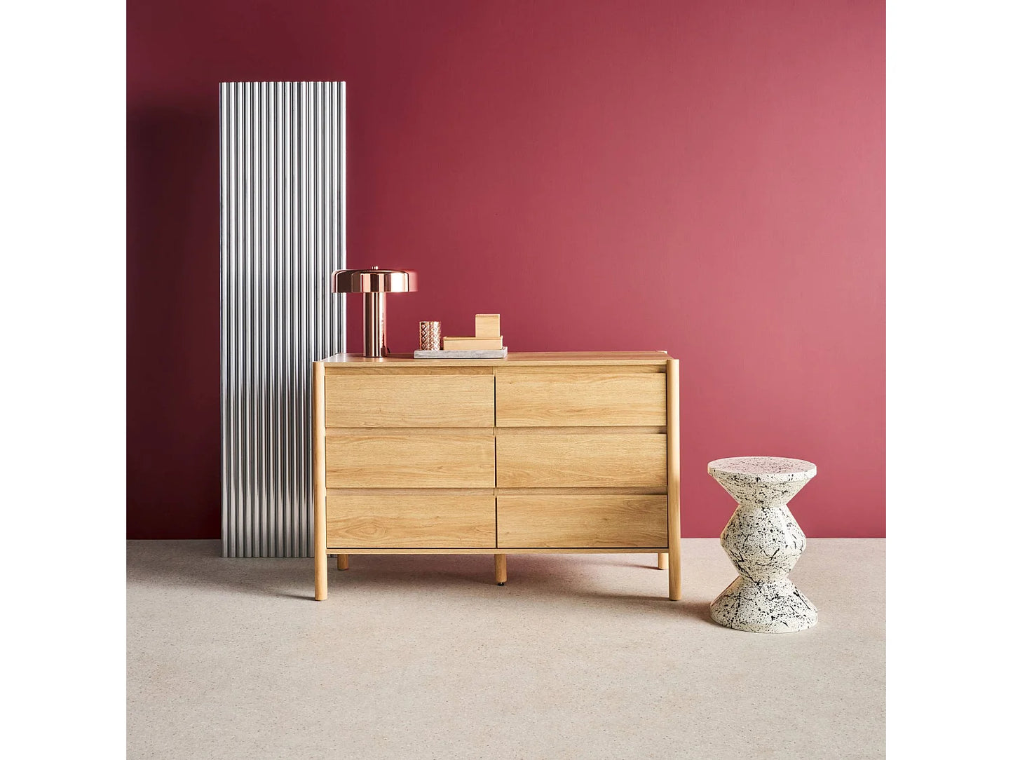 Commode Japandi Décor Bois Naturel - Harmony