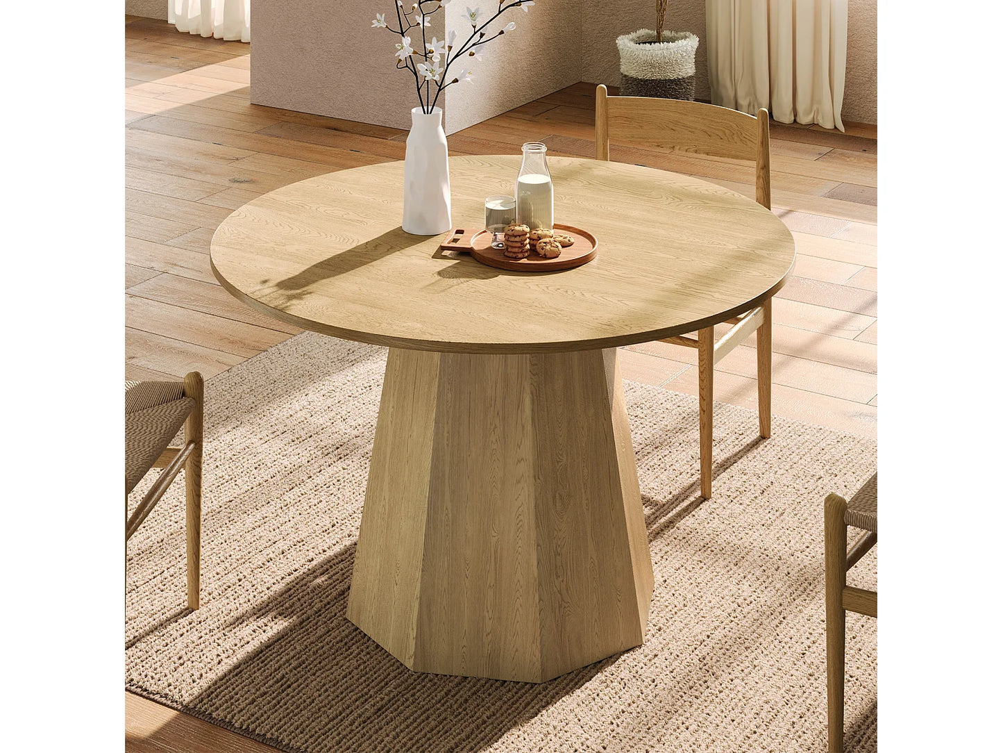 Table Minimaliste Japandi Scandinave Naturel - Scandinave