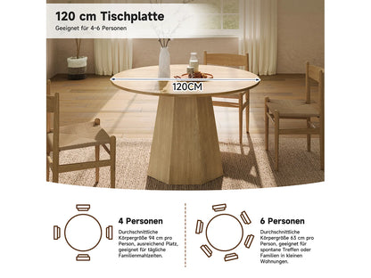 Table Minimaliste Japandi Scandinave Naturel - Scandinave