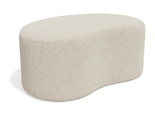 Pouf Géant Japandi Bouclette Crème - Dune