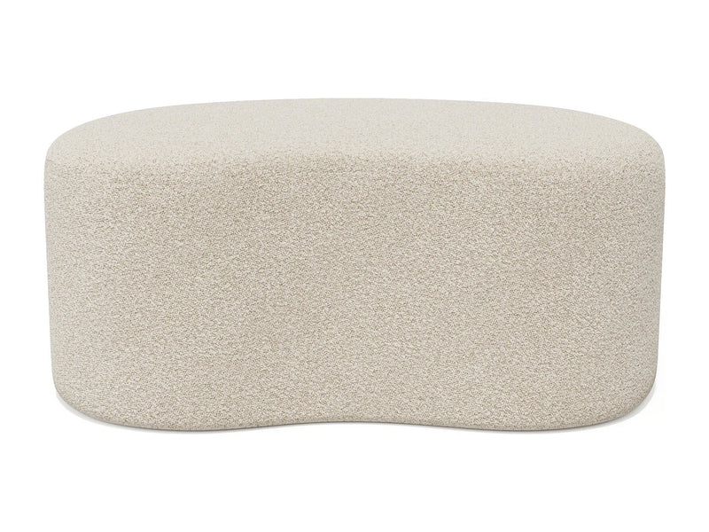 Pouf Géant Japandi Bouclette Crème - Dune