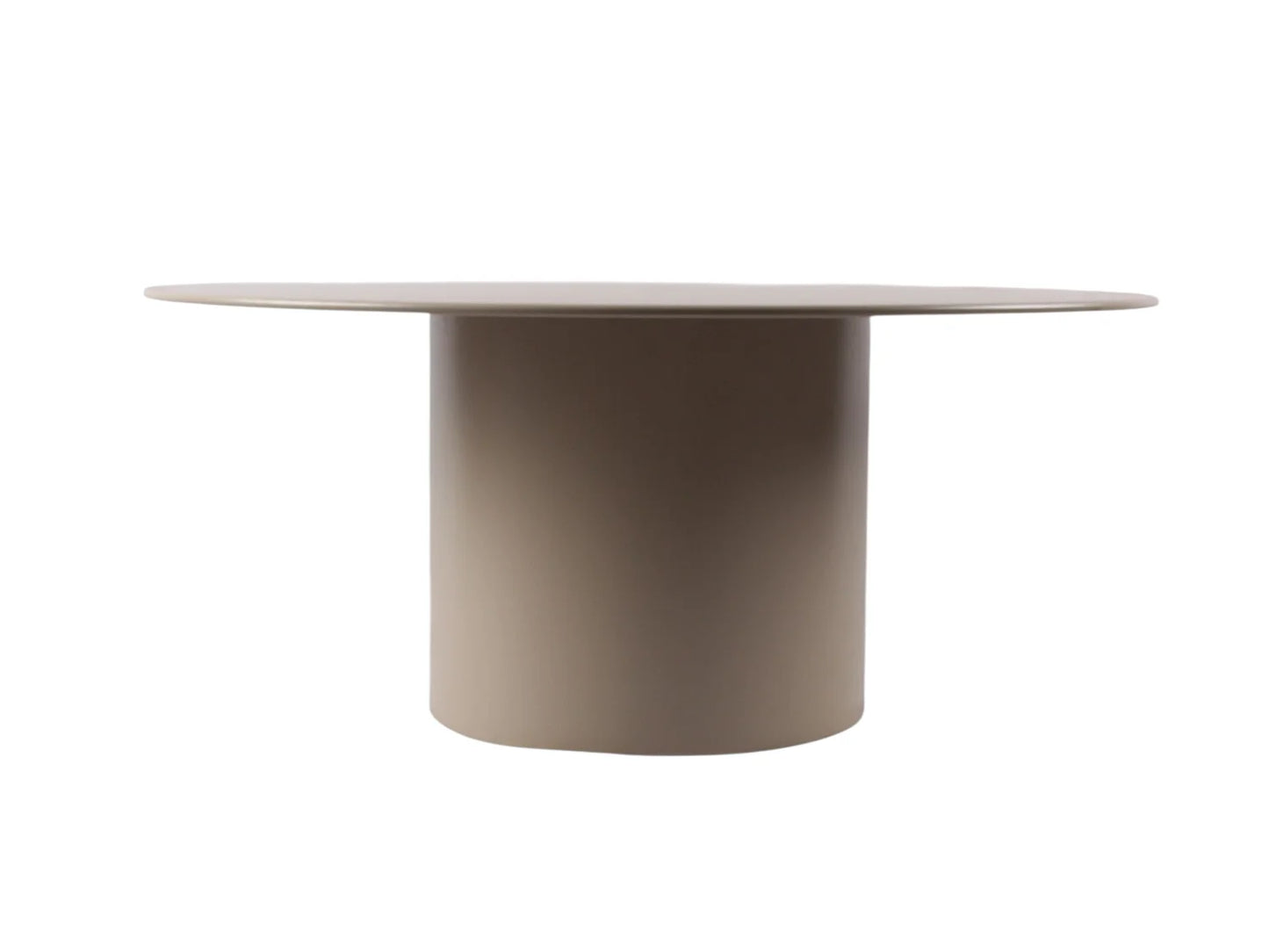 Table Basse Japandi Métal Beige Minimaliste - Jovenia