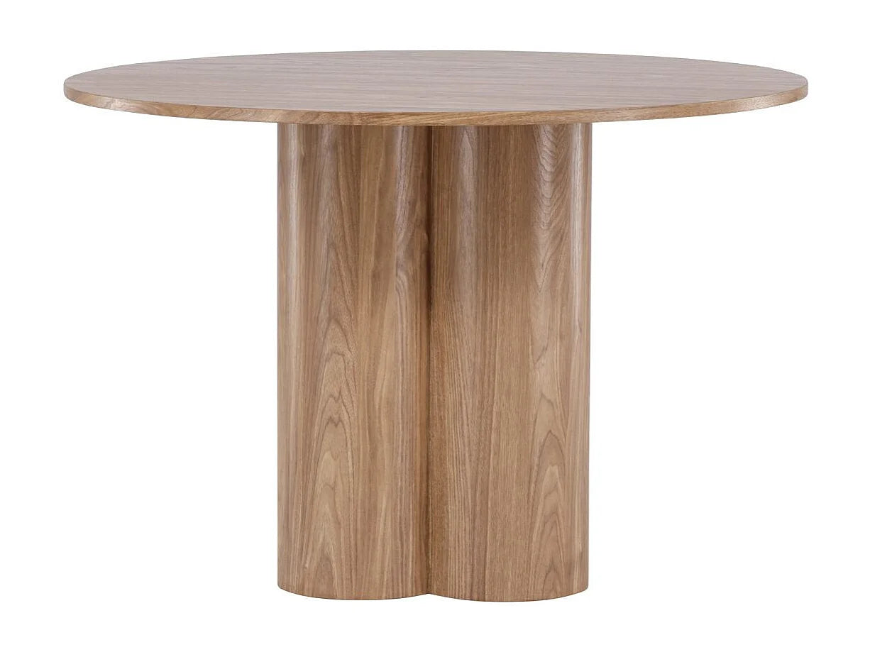 Table Ronde Japandi En Bois Design - Oly