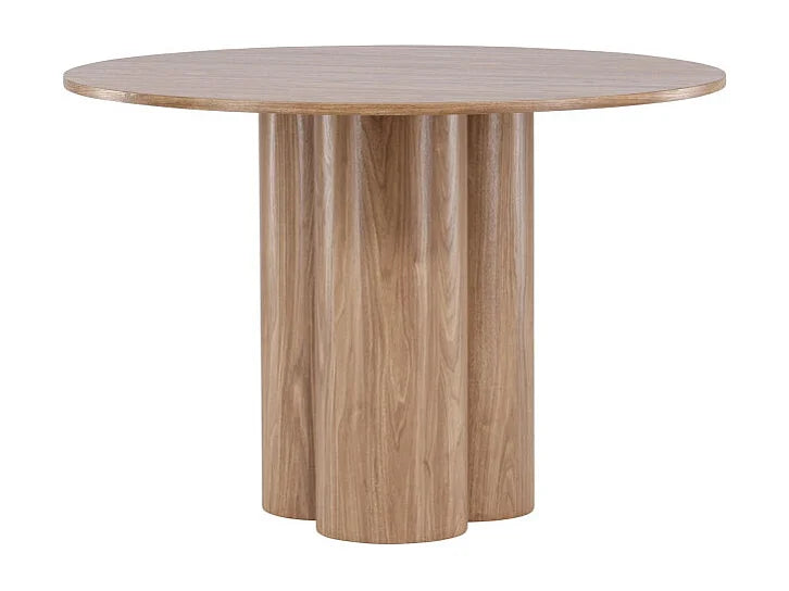 Table Ronde Japandi En Bois Design - Oly