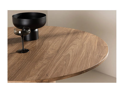 Table Ronde Japandi En Bois Design - Oly