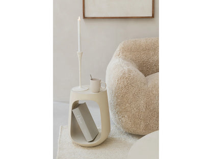 Fauteuil Japandi Tissu Beige Minimaliste - Cutie