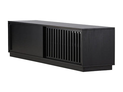 Meuble TV Japandi Design Bois Naturel - Luro