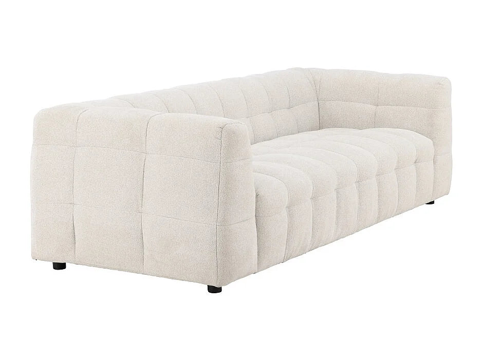 Canapé Japandi Nuage Beige Sablé 3 Places - Malou