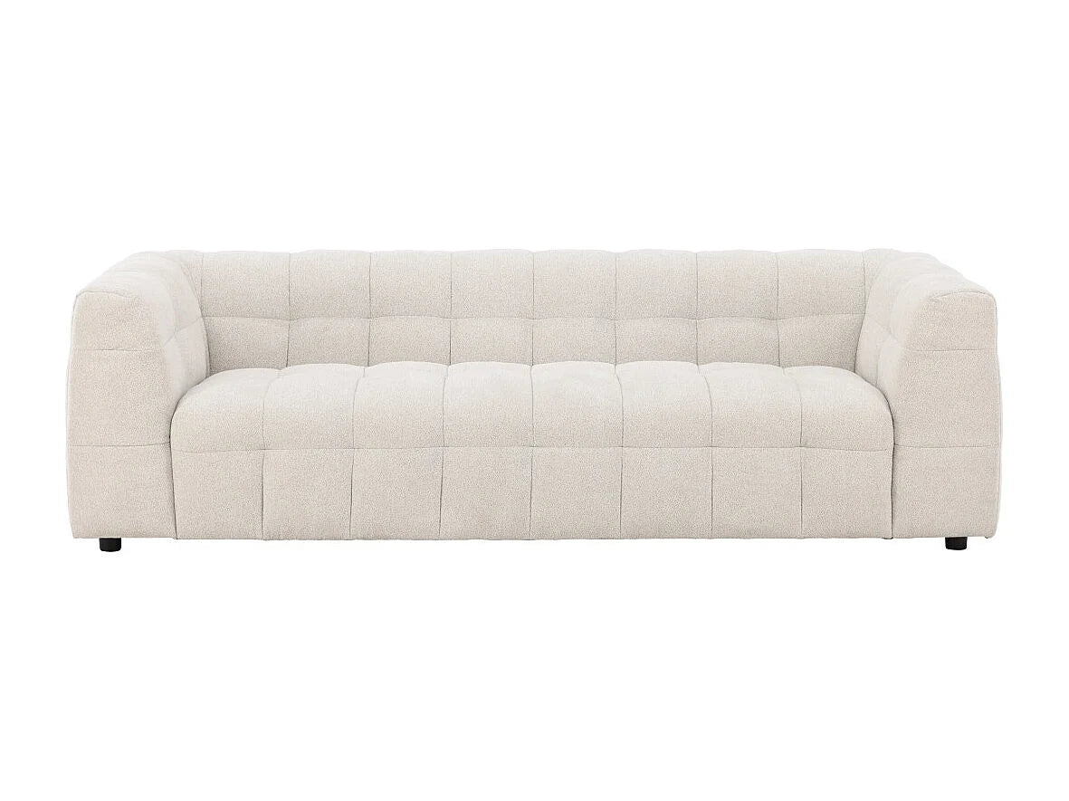 Canapé Japandi Nuage Beige Sablé 3 Places - Malou