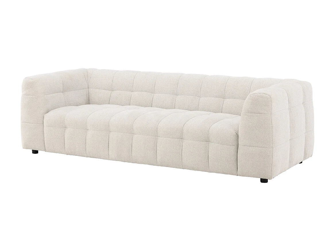 Canapé Japandi Nuage Beige Sablé 3 Places - Malou