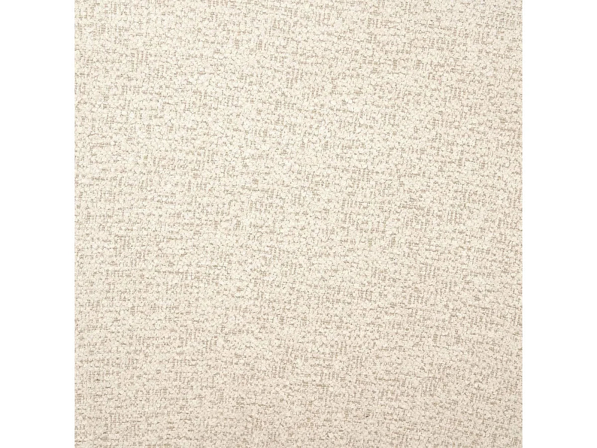 Fauteuil Japandi Pivotant Bouclette Beige - Sileo